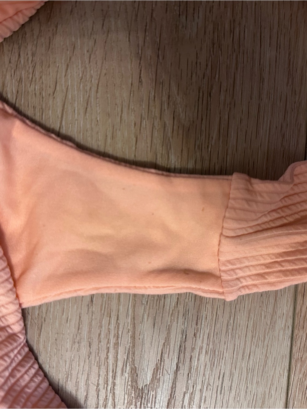 Billabong Peach Ribbed Tri Bikini Set - Picture 4 of 6